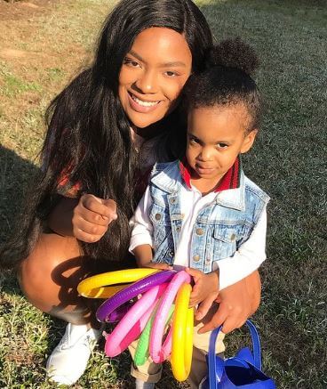 Ace Wells Tucker with his half-sister Riley Burruss